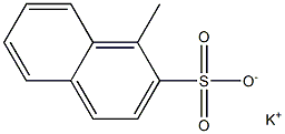 1-Methyl-2-naphthalenesulfonic acid potassium salt Struktur