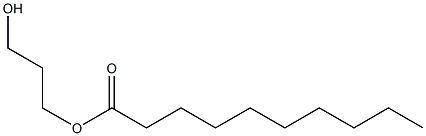 Decanoic acid 3-hydroxypropyl ester Struktur