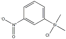 Chlorodimethyl(3-nitrophenyl)silane Struktur