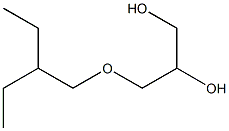 3-[(2-Ethylbutyl)oxy]-1,2-propanediol Struktur