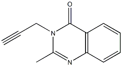 2-Methyl-3-(2-propynyl)quinazolin-4(3H)-one Struktur