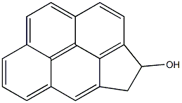 3,4-Dihydrocyclopenta[cd]pyren-3-ol Struktur