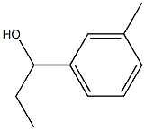 1-(m-Methylphenyl)-1-propanol Struktur