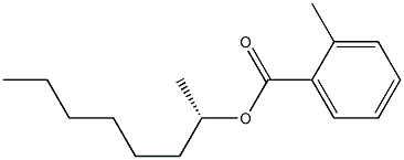 (+)-o-Toluic acid (S)-1-methylheptyl ester Struktur