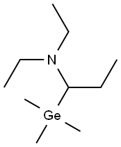 1-(Trimethylgermyl)-N,N-diethylpropan-1-amine Struktur