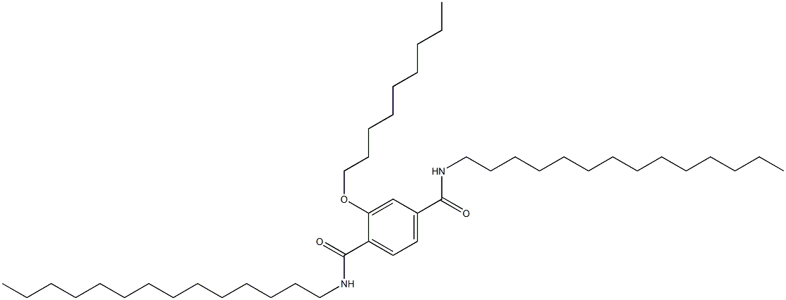 2-(Nonyloxy)-N,N'-ditetradecylterephthalamide Struktur