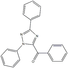 5-(Benzoyl)-1,3-diphenyl-1H-1,2,4-triazole Struktur