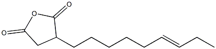 3,4-Dihydro-3-(6-nonenyl)-2,5-furandione Struktur