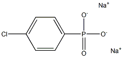 4-Chlorophenylphosphonic acid disodium salt Struktur