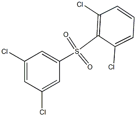 2,6-Dichlorophenyl 3,5-dichlorophenyl sulfone Struktur