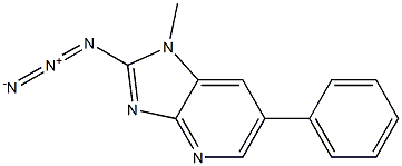 2-Azido-1-methyl-6-phenyl-1H-imidazo[4,5-b]pyridine Struktur