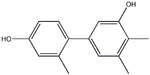 2',4,5-Trimethyl-1,1'-biphenyl-3,4'-diol Struktur