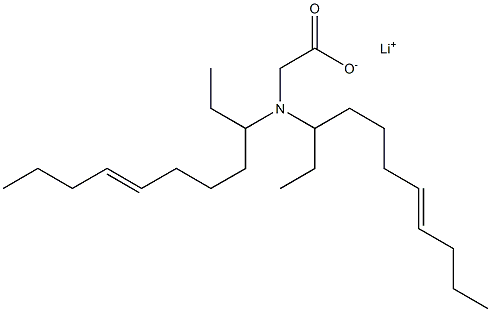 N,N-Di(7-undecen-3-yl)aminoacetic acid lithium salt Struktur