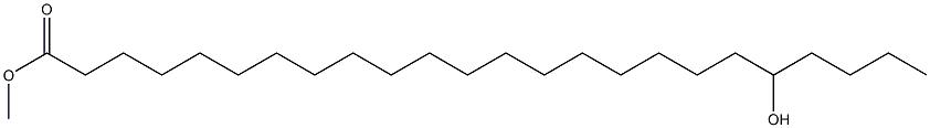 20-Hydroxytetracosanoic acid methyl ester Struktur