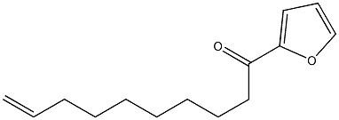 1-(Furan-2-yl)-9-decen-1-one Struktur