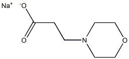 3-Morpholinopropionic acid sodium salt Struktur