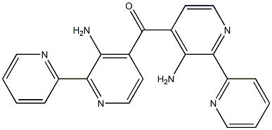 2-Pyridinyl(3-amino-4-pyridinyl) ketone Struktur