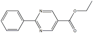 2-Phenylpyrimidine-5-carboxylic acid ethyl ester Struktur