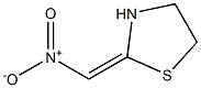 2-[(E)-Nitromethylene]thiazolidine Struktur