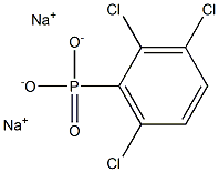 2,3,6-Trichlorophenylphosphonic acid disodium salt Struktur