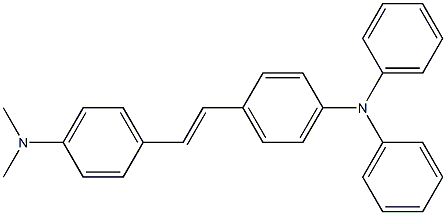 4-(Dimethylamino)-4'-(diphenylamino)stilbene Struktur