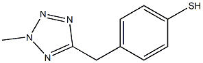 4-[(2-Methyl-2H-tetrazol-5-yl)methyl]benzenethiol Struktur