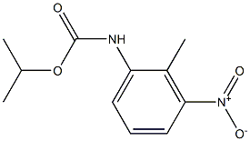 2-Methyl-3-nitrophenylcarbamic acid isopropyl ester Struktur