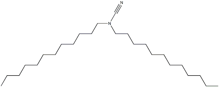 Didodecylcyanamide Struktur