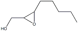 3-Pentyl-2-oxiranemethanol Struktur