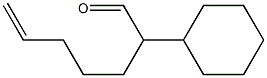 2-Cyclohexyl-4-(2-propenyl)butanal Struktur