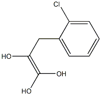 3-(2-Chlorophenyl)-1-propene-1,1,2-triol Struktur