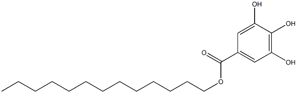 3,4,5-Trihydroxybenzoic acid tridecyl ester Struktur