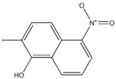 2-Methyl-5-nitro-1-naphthol Struktur