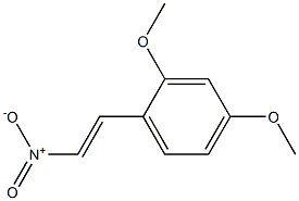 1-[(E)-2-Nitrovinyl]-2,4-dimethoxybenzene Struktur