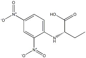 [S,(-)]-2-(2,4-Dinitroanilino)butyric acid Struktur