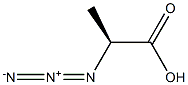 [S,(-)]-2-Azidopropanoic acid Struktur