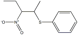 3-Nitro-2-(phenylthio)pentane Struktur