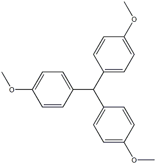 Tris(4-methoxyphenyl)methane Struktur