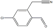 5-Chloro-2-formylbenzeneacetonitrile Struktur