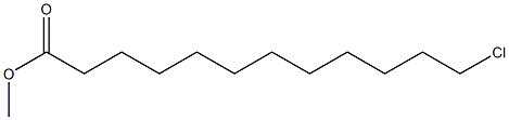 12-Chlorolauric acid methyl ester Struktur