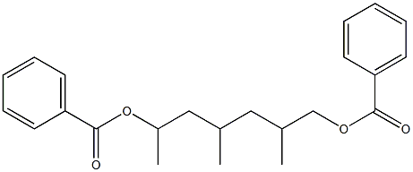 1,2'-Dimethyl[2,2'-(1-methylethylene)bisethanol]dibenzoate Struktur