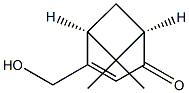 (1S,5R)-2-(Hydroxymethyl)-7,7-dimethylbicyclo[3.1.1]hept-2-en-4-one Struktur