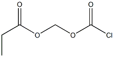 Chlorocarbonic acid propanoyloxymethyl ester Struktur