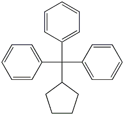 (Triphenylmethyl)cyclopentane Struktur