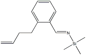 1-[[(Trimethylsilyl)imino]methyl]-2-(3-butenyl)benzene Struktur