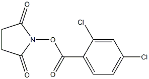 2,4-Dichlorobenzoic acid succinimidyl ester Struktur