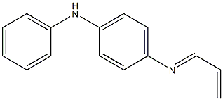 N-(2-Propenylidene)-N'-phenyl-p-phenylenediamine Struktur