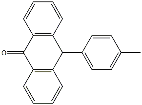 10-(4-Methylphenyl)anthrone Struktur