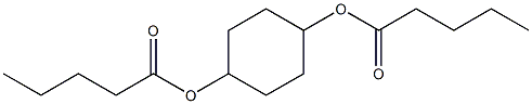 Divaleric acid 1,4-cyclohexanediyl ester Struktur