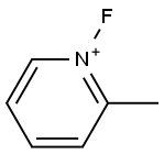 1-Fluoro-2-methylpyridinium Struktur